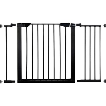 SPRINGOS Detská zábrana nastaviteľná 75-117 cm čierna