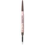 Eveline Cosmetics Brow & Go! водоустойчив молив за вежди с четка 2 в 1 цвят Taupe 4 гр
