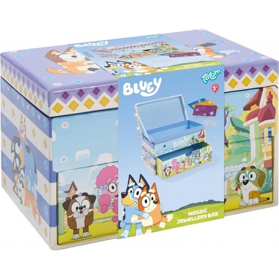 Totum Творчески комплект Totum - Bluey, Декорирай сам, Кутия за бижута (T290310)