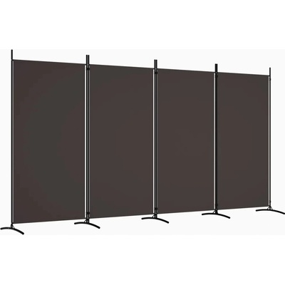 VidaXL 350263 Hnědá Paraván stěna 346 x 180 cm