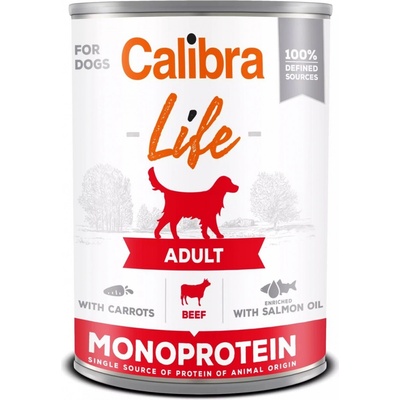 Calibra Life Dog Adult Beef with Carrots 400 g