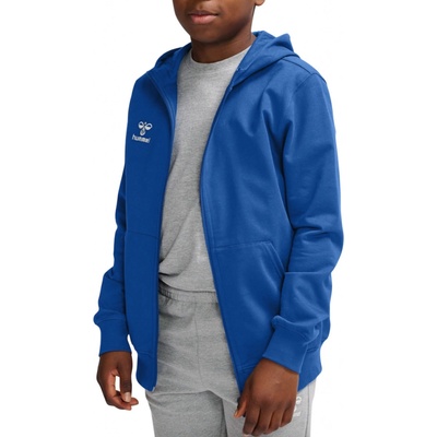 Hummel HML Go 2.0 Zip Hoodie Kids modrá