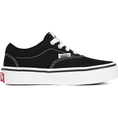 Vans Юношески маратонки Vans Doheny Canvas Trainers Juniors - Black/White