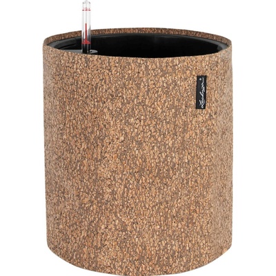 Lechuza Kvetináč Trendcover 32, Cork Dark Natural, 32 x 33 cm