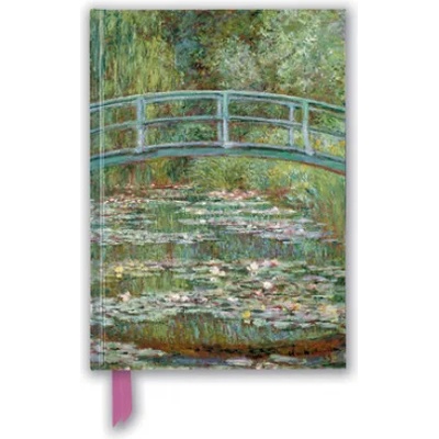 Flame Tree Publishing Claude Monet: Bridge over a Pond for Water Lilies (Foiled Blank Journal)