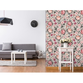 DIMEX ART s. r. o Луксозна флизелинова тапета розови рози с цветя
