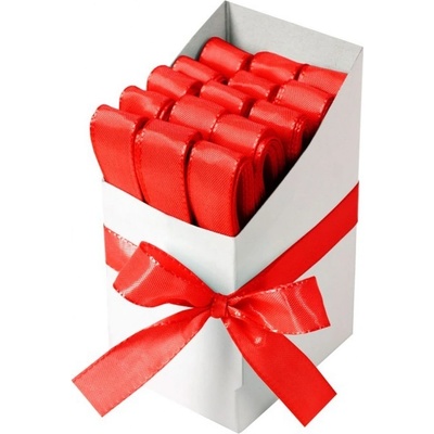 Ditipo Stuha dekorační taftová 15 mm x 3 m - červená - 2815000 – Zboží Dáma