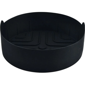 Rosberg Силиконова форма за AirFryer Rosberg R51980RS, Кръгла, 18.8 x 5.5см, Черен (5R51980RSB)