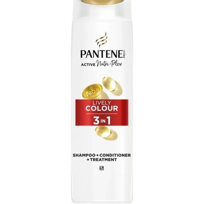 Pantene PRO-V Active Nutri Plex Lively Colour 3in1 šampón na farbené vlasy 325ml