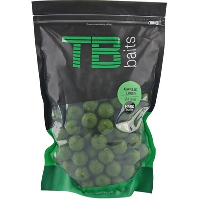 TB Baits Hard Boilies Garlic Liver 250g 24mm