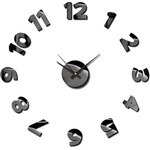 Splendid Стенен часовник Sticker Blink, диаметър 75 cm, черен (6120280015)