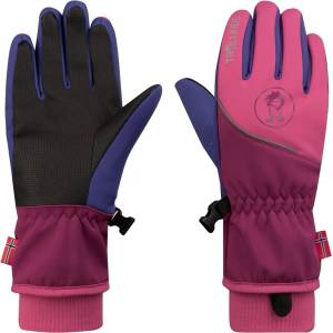 Trollkids Детски ръкавици Trollkids Kid's Trolltunga Glove - Light Magenta / Bright Berry - размер 4 (202-3092-1311)