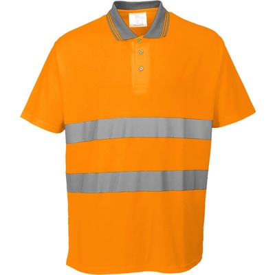 Portwest Polokošile Comfort S171 krátký rukáv reflexní oranžová L