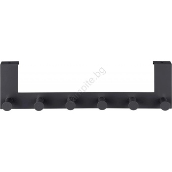 WENKO 25653100 - Закачалка CELANO 39x11 см черна (WE0737)