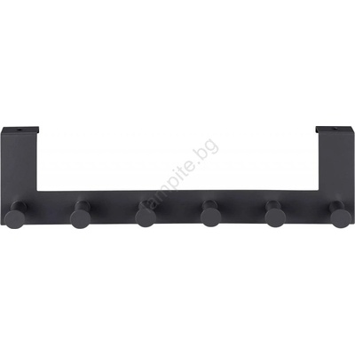 WENKO 25653100 - Закачалка CELANO 39x11 см черна (WE0737)