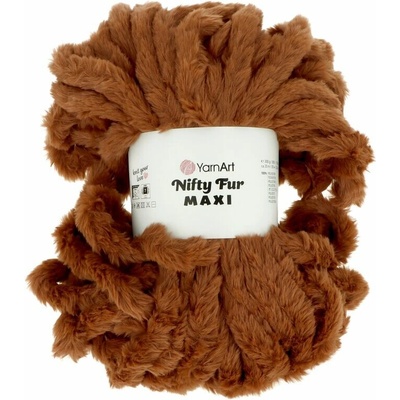 Yarnart Nifty Fur Maxi 6704 škoricovo hnedá