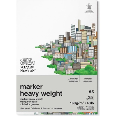 Blok Winsor & Newton Marker, 160 g/m2 - A3
