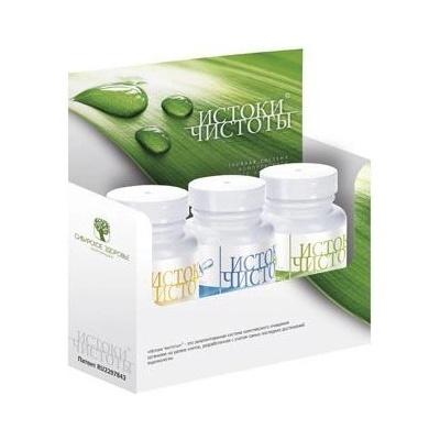 Prameny čistoty Formule 1,2,3 SIBERIAN WELLNESS Siberian Health SZ001 3 x 60 kapslí