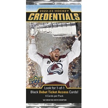 Upper Deck NHL 2022-23 Credentials Hobby Balíček