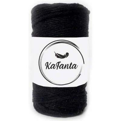 Macrame priadza KaFanta 2mm/60m - čierna