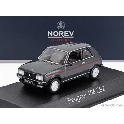 Norev Peugeot 104 Zs2 1979 Vulcan Grey 1:43