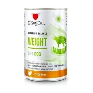 Disugual Disugial Weight за кучета с наднормено тегло, пуйка 400gr