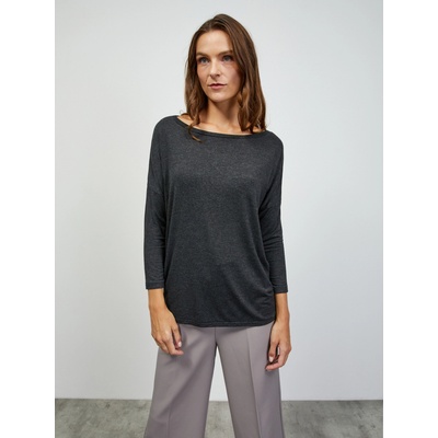 ZOOT. lab Тъмно сива дамска основна тениска с дълъг ръкав ZOOT. lab Leticia ZOOT. lab | Siv | ЖЕНИ | XS