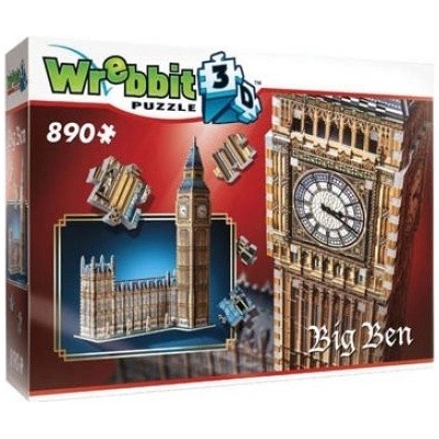 Wrebbit 3D puzzle Big Ben a Westminsterský palác 890 ks