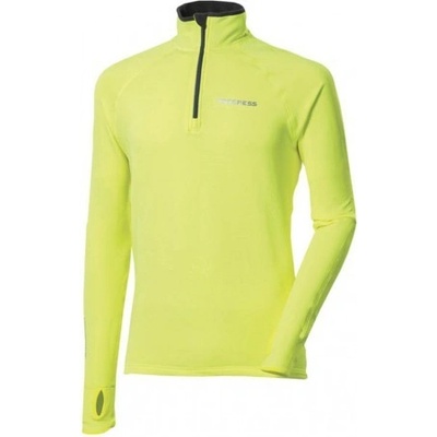 Progress Kamil HI-VIZ reflexní žlutá fleecová mikina Tecnostretch