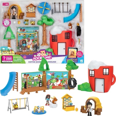 Jazwares Adopt Me Sada Kavárna A Hřiště A Příslušenství 23 Dílků – Hledejceny.cz