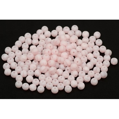 Glass beads, s.r.o. Mačkané kulaté korálky - 4 mm 74000/mat Balení: 600ks