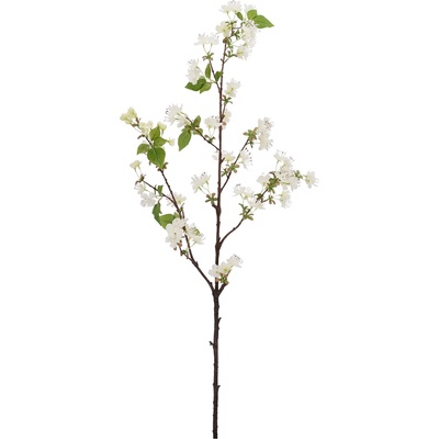 Bizzotto ИЗКУСТВЕНА КЛОНКА cyndi 30x30x110cm БЯЛА (0170666)