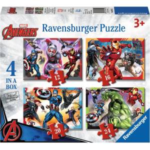Ravensburger - Puzzle 4in1 Avengers II - 1 - 39 piese