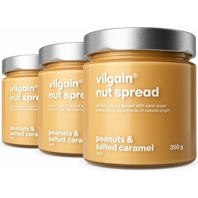 Vilgain Sweet Nuts Arašidy so slaným karamelom 3 x 350 g