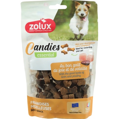 Zolux Pochoutka pes CANDIES kostičky drůbežjátra 150 g