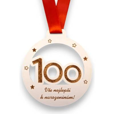 Vypálímti.cz výroba laserem Jubilení medaile XL 100