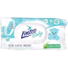 LINTEO BABY Vlhčené ubrousky Aqua sensitive 10 ks