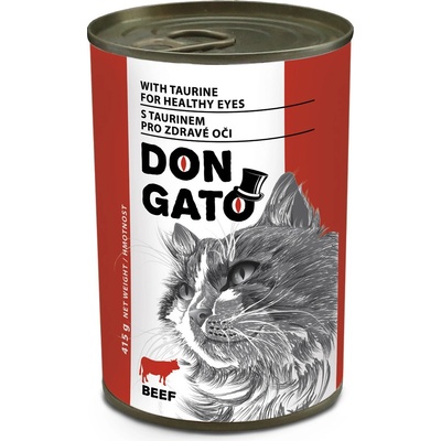 Dibaq DON GATO kočka hovězí 10 x 415 g
