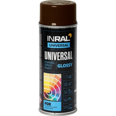 TEGRA INRAL univerzálny email v spreji 400 ml – hnedá čokoládová (RAL 8017)