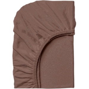 Дилиос Чаршаф с ластик 120/200/25 см кафяв 100% памук
