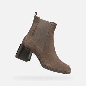 Geox Тъмнокафяви дамски високи обувки Geox Walk Pleasure Geox | Kafyav | ЖЕНИ | 36 - zoot - 341,47 лв