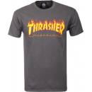 Thrasher Flame Logo charcoal