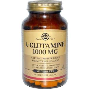 SOLGAR СОЛГАР l - ГЛУТАМИН ТАБЛ. 1000 МГ. 60 / solgar l-glutamine 1000mg 60tab