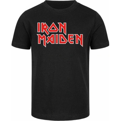 Tričko metal METAL-KIDS Iron Maiden Logo černá – Zboží Dáma