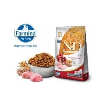 N&D Low Grain Dog Puppy Medium chicken & pomegranate 2,5 kg