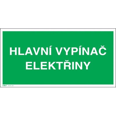 Tabulka – Hlavní vypínač elektřiny 38.CT15