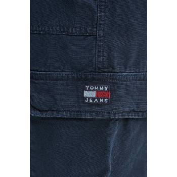 Tommy Jeans Памучен панталон Tommy Jeans в тъмносиньо с кройка тип карго, с висока талия DW0DW18510 (DW0DW18510)