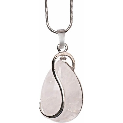 Nefertitis Křišťál kapka designový přívěsek s řetízkem NF46884