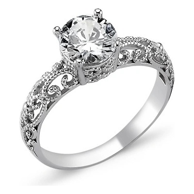 Olivie strieborný prsteň Olivie s kubickým zirkónom 1272