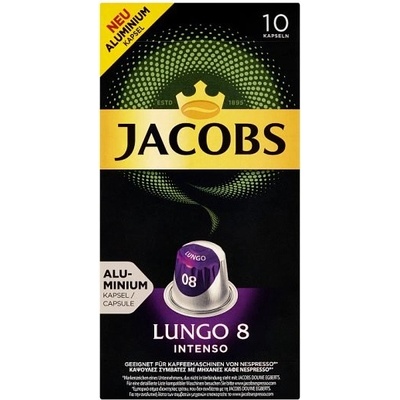 Jacobs Lungo Intenso pražená mletá káva v kapslích 52 g